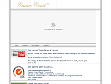 Tablet Screenshot of caviarcourt.com